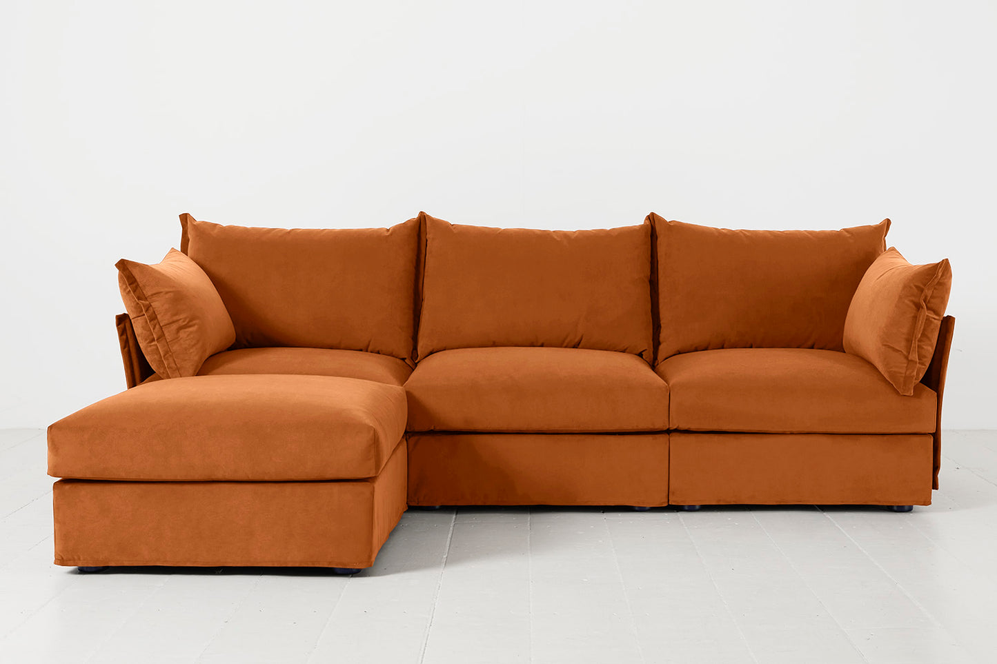 Model 06 3-Seater Left Chaise Sofa, Bronze