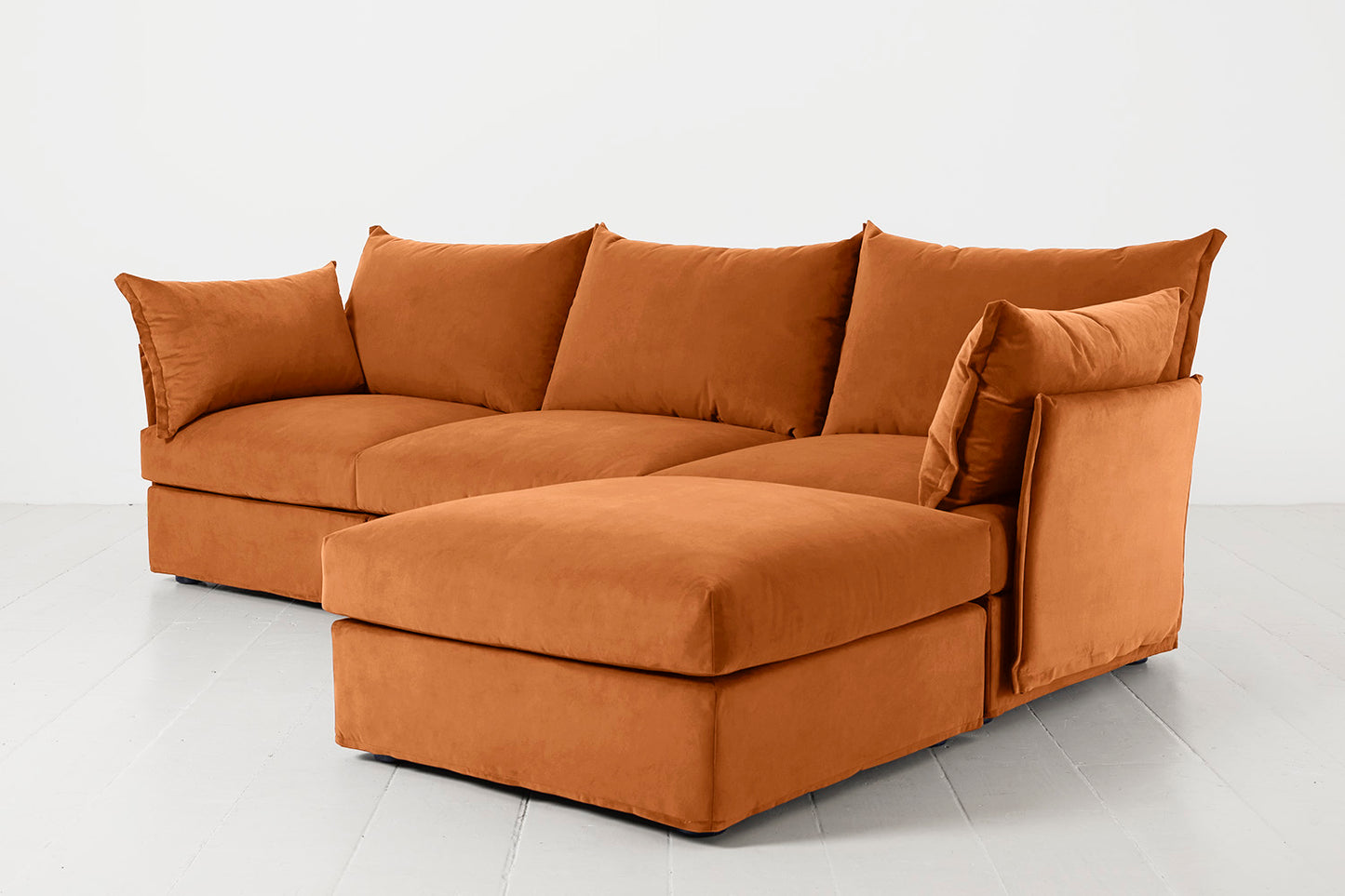 Model 06 3-Seater Right Chaise Sofa, Bronze
