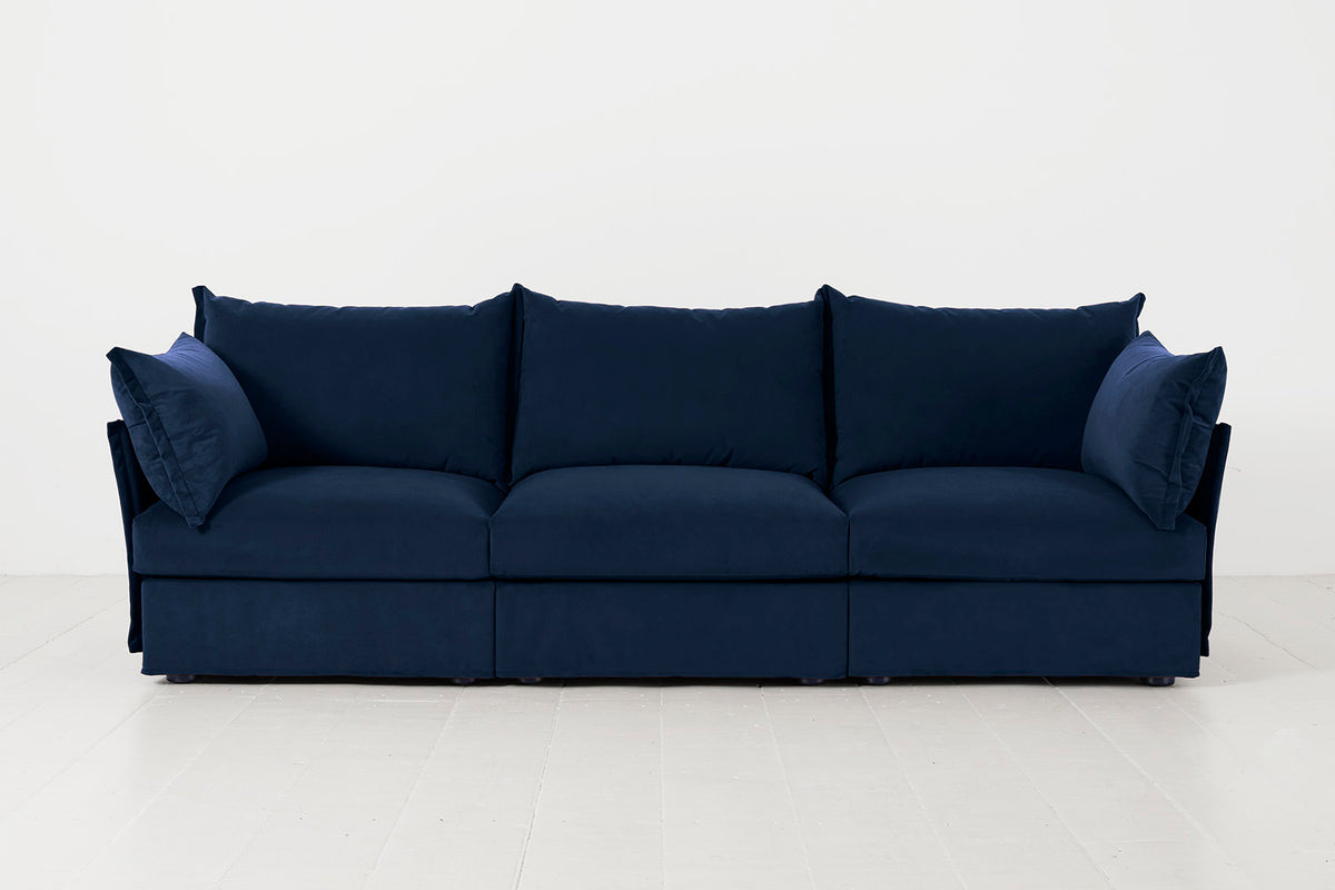 Model 06 3-Seater Sofa, Indigo