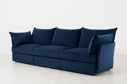 Model 06 3-Seater Sofa, Indigo