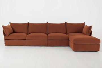 Model 06 4 seater Right chaise Umber image 01.webp