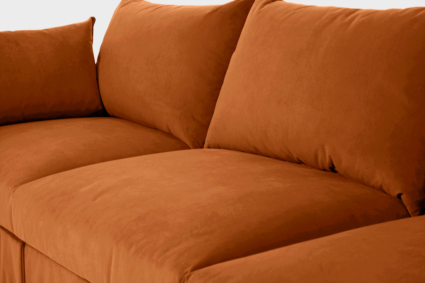 Model 06 3-Seater Left Chaise Sofa, Bronze
