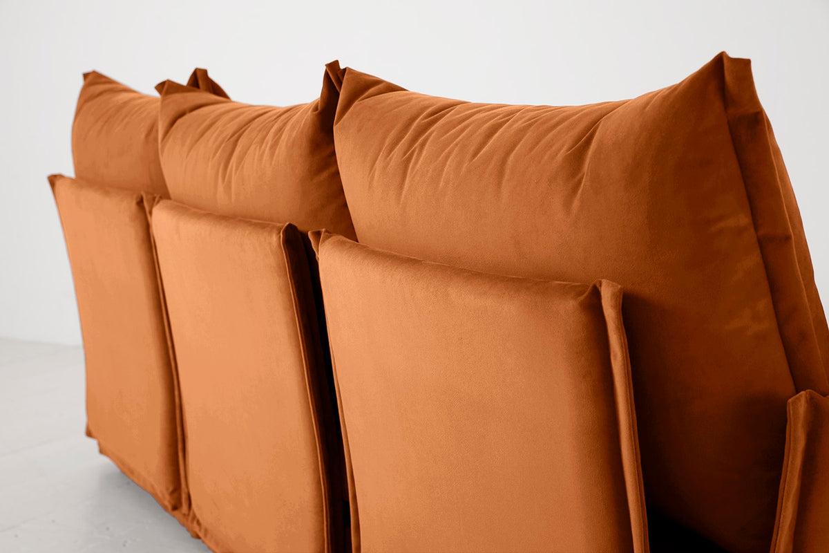 Model 06 3-Seater Left Chaise Sofa, Bronze