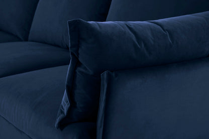 Model 06 3-Seater Left Chaise Sofa, Indigo