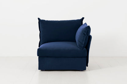 Model 06 Right Arm Module Sofa, Indigo