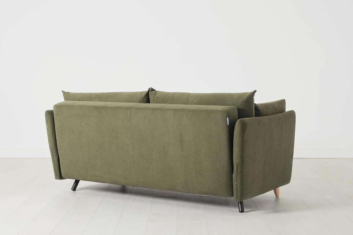 Model 08 Sofa Bed 2.5 Seater, Oak / Fennel
