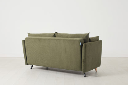 Model 08 Sofa Bed 2 Seater, Oak / Fennel