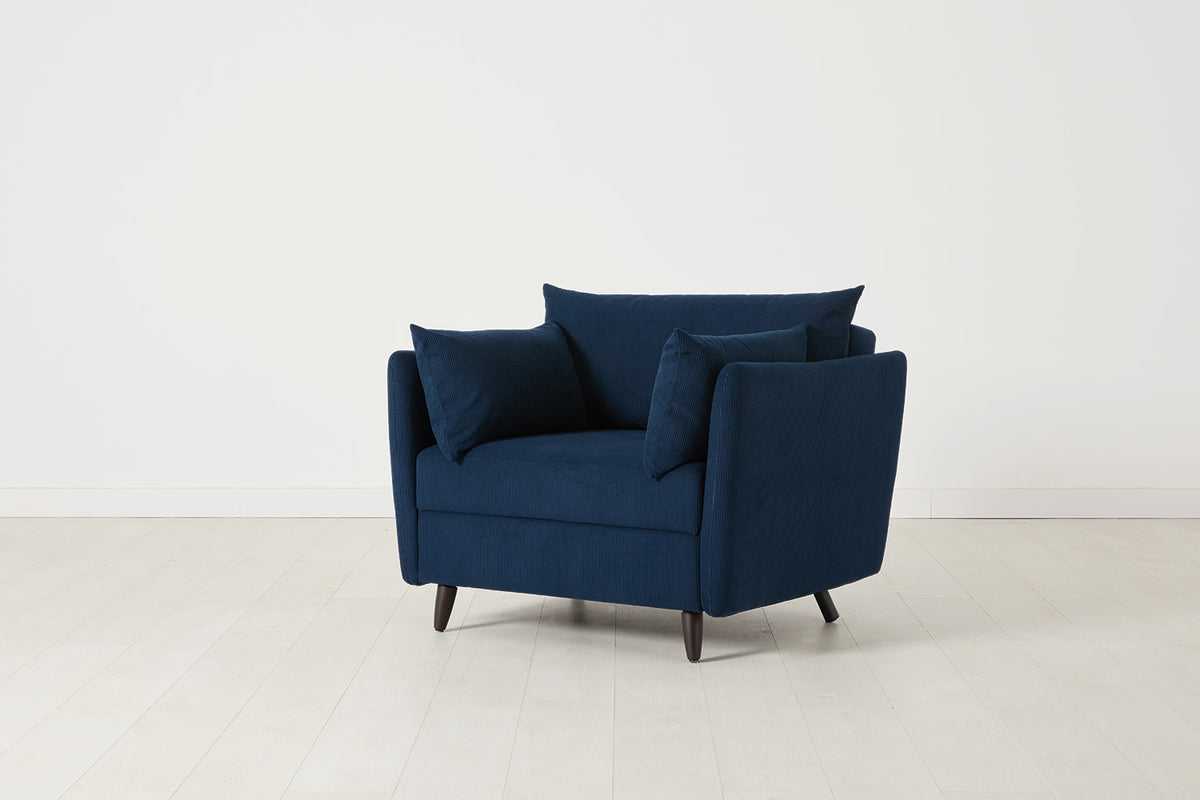 Model 08 Chair Bed Single Sofa Bed, Atlantic