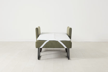 Model 08 Chair Bed Single Sofa Bed, Fennel