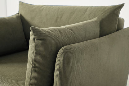 Model 08 Chair Bed Single Sofa Bed, Fennel