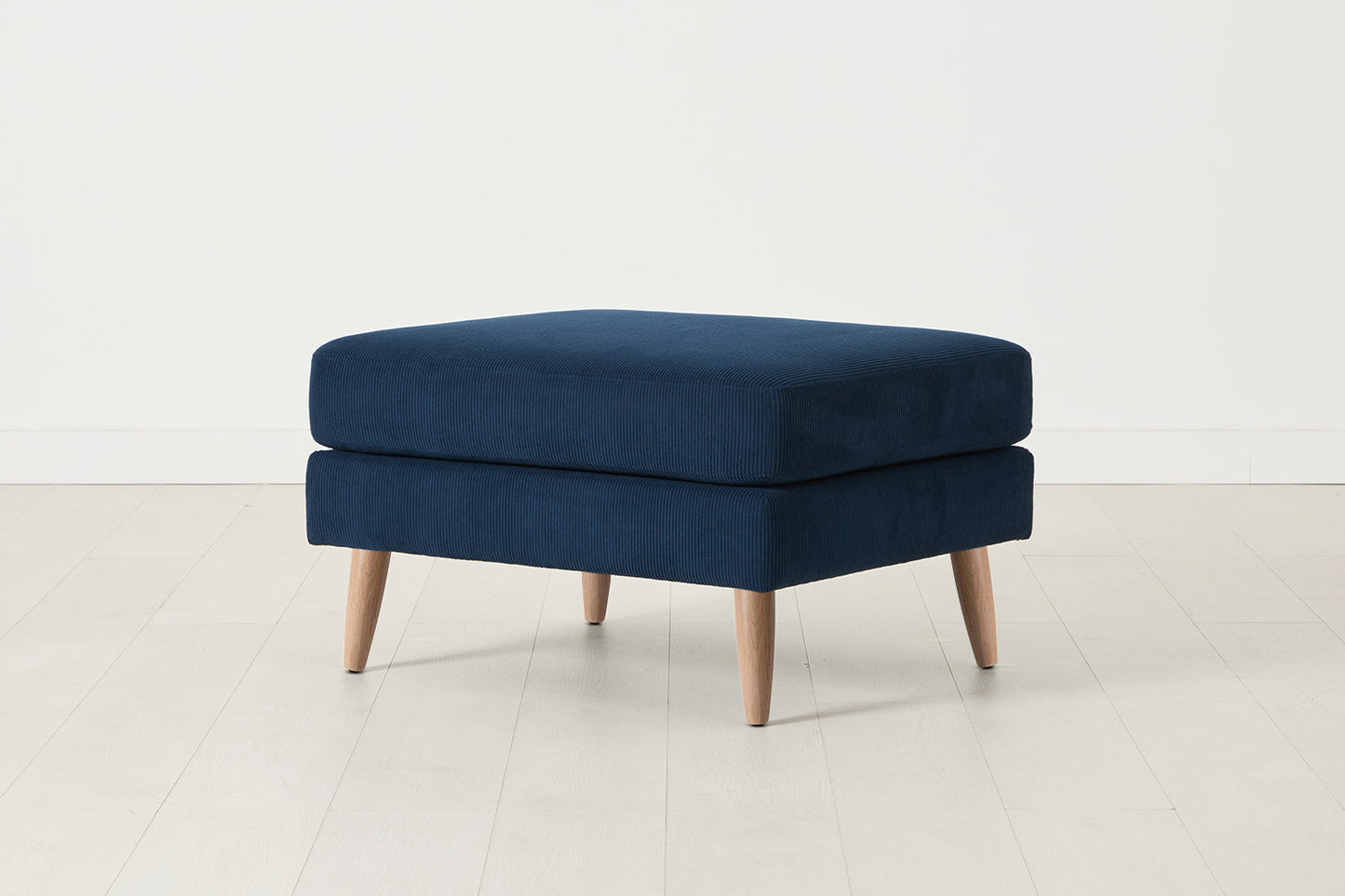 Model 08 Ottoman, Oak / Atlantic