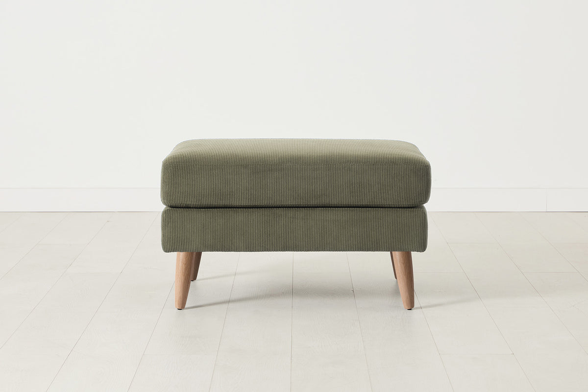 Model 08 Ottoman, Oak / Fennel