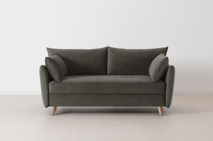 Model 08 Sofa Bed 2.5 Seater, Oak / Mink