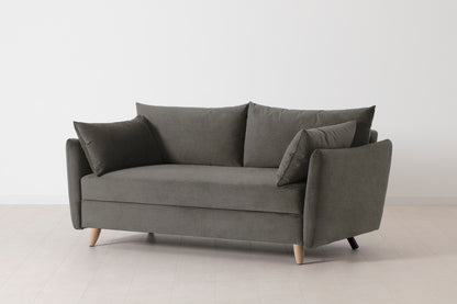 Model 08 Sofa Bed 2.5 Seater, Oak / Mink