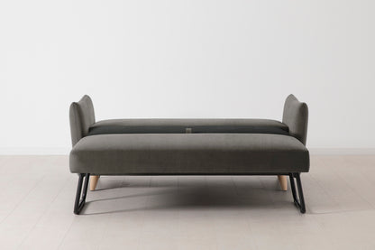 Model 08 Sofa Bed 2.5 Seater, Oak / Mink