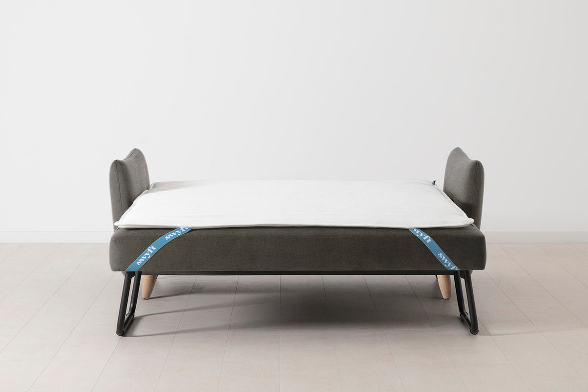 Model 08 Sofa Bed 2.5 Seater, Oak / Mink