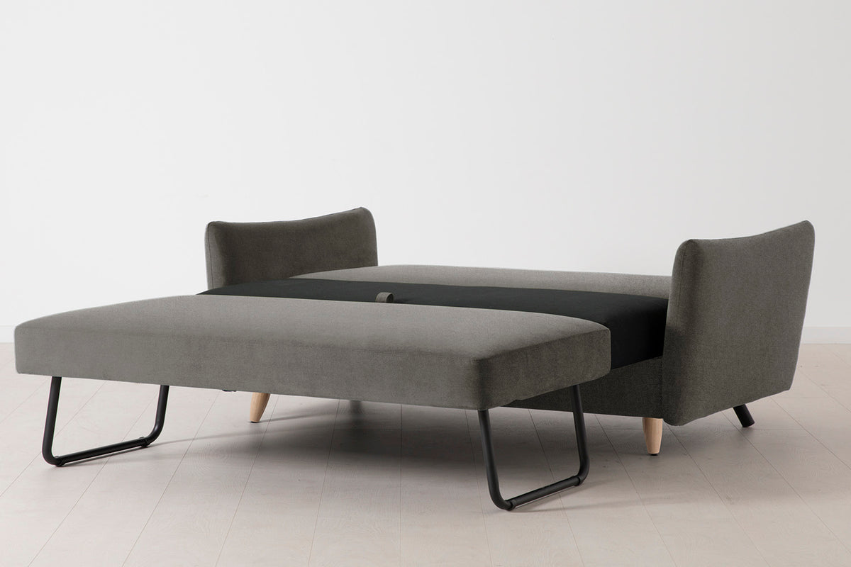 Model 08 Sofa Bed 2.5 Seater, Oak / Mink