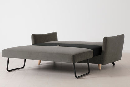 Model 08 Sofa Bed 2.5 Seater, Oak / Mink