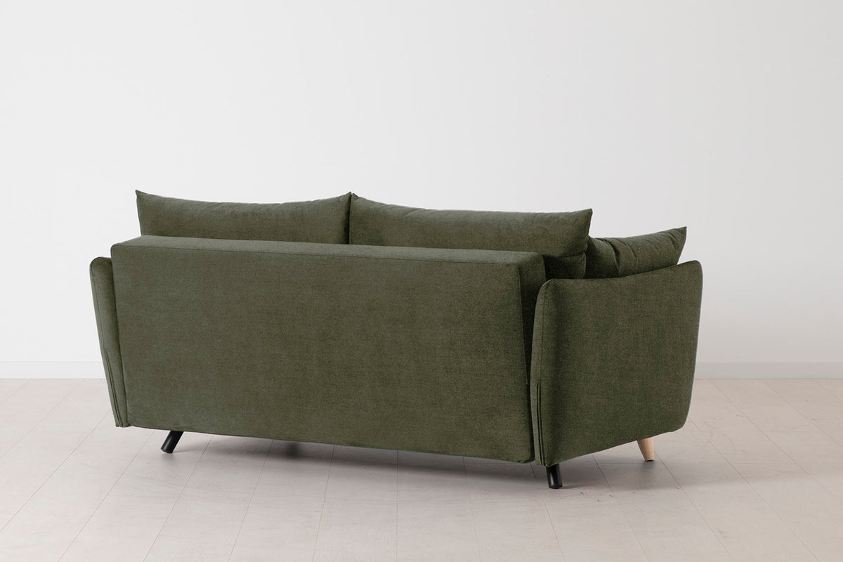 Model 08 Sofa Bed 2.5 Seater, Oak / Pine