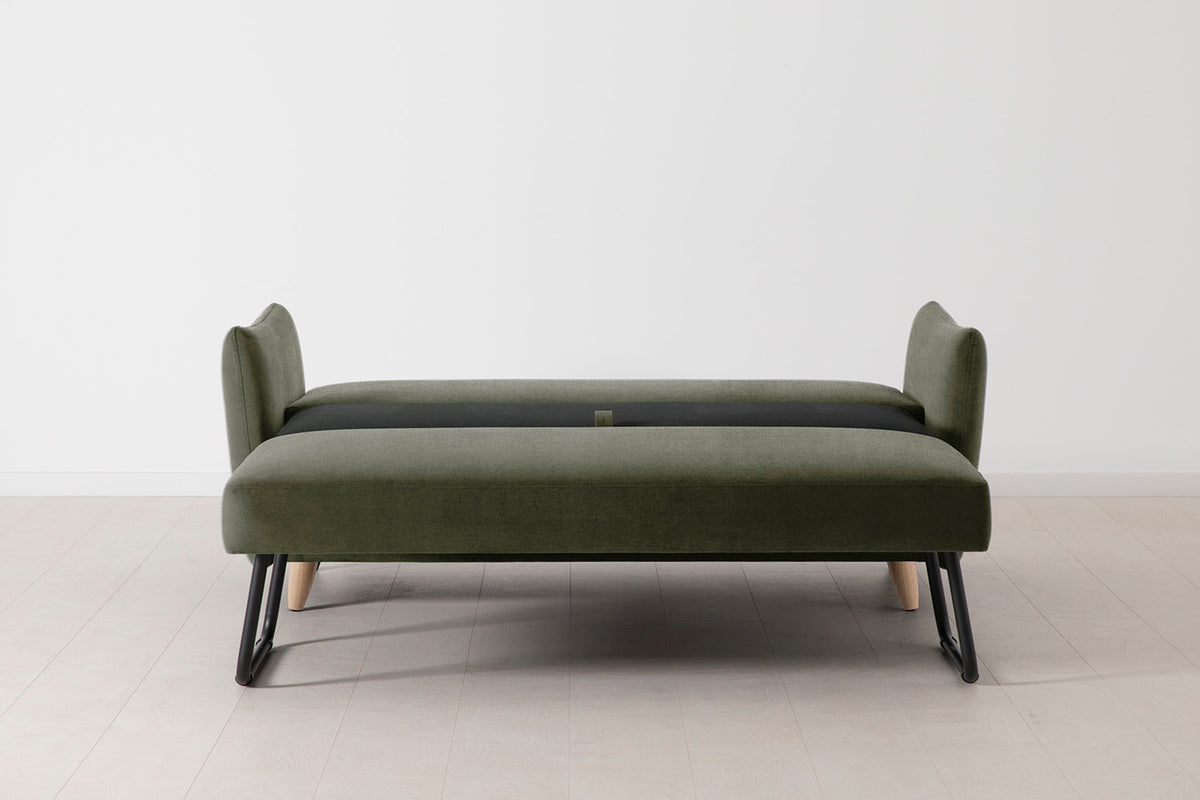 Model 08 Sofa Bed 2.5 Seater, Oak / Pine