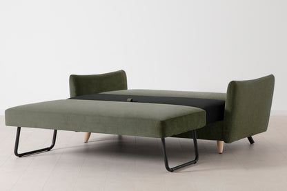 Model 08 Sofa Bed 2.5 Seater, Oak / Pine