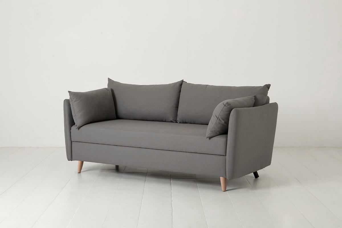 Model 08 Sofa Bed 2 Seater, Oak / Risso