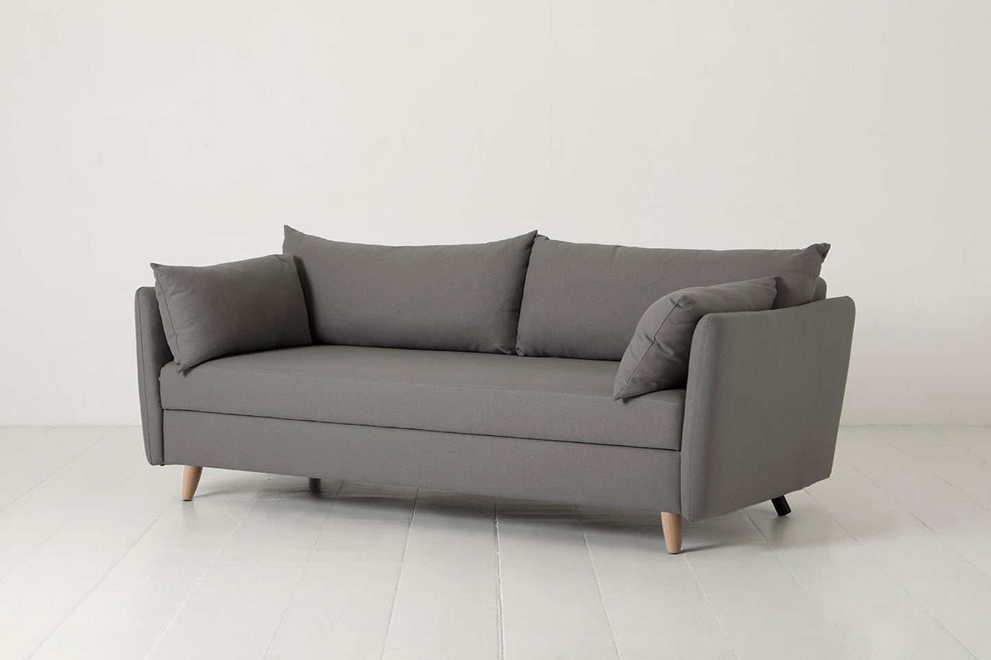 Model 08 Sofa Bed 2.5 Seater, Oak / Risso