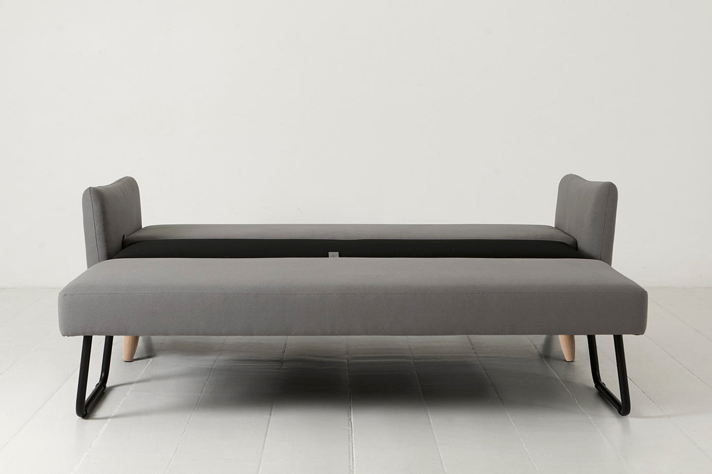 Model 08 Sofa Bed 2.5 Seater, Oak / Risso