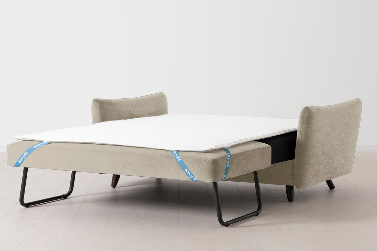 Model 08 Sofa Bed 2.5 Seater, Flax