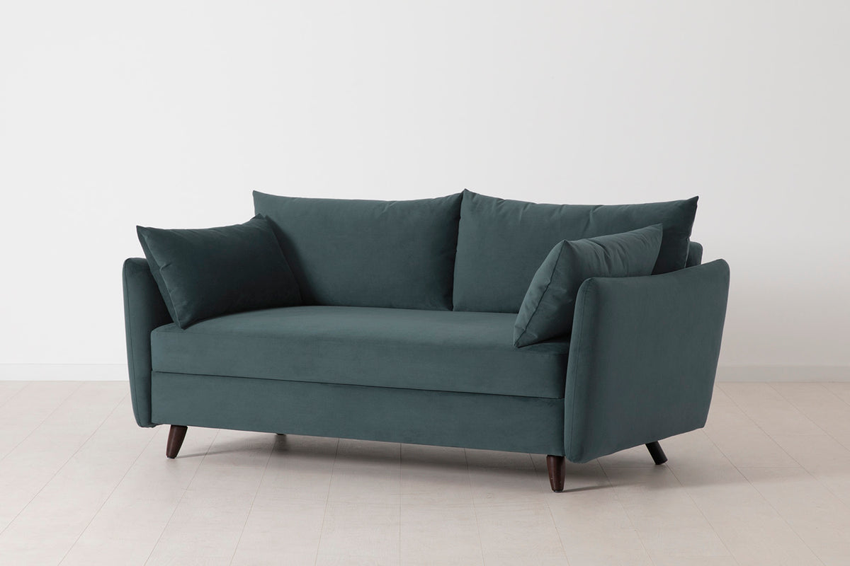 Model 08 Sofa Bed 2.5 Seater, Petrol