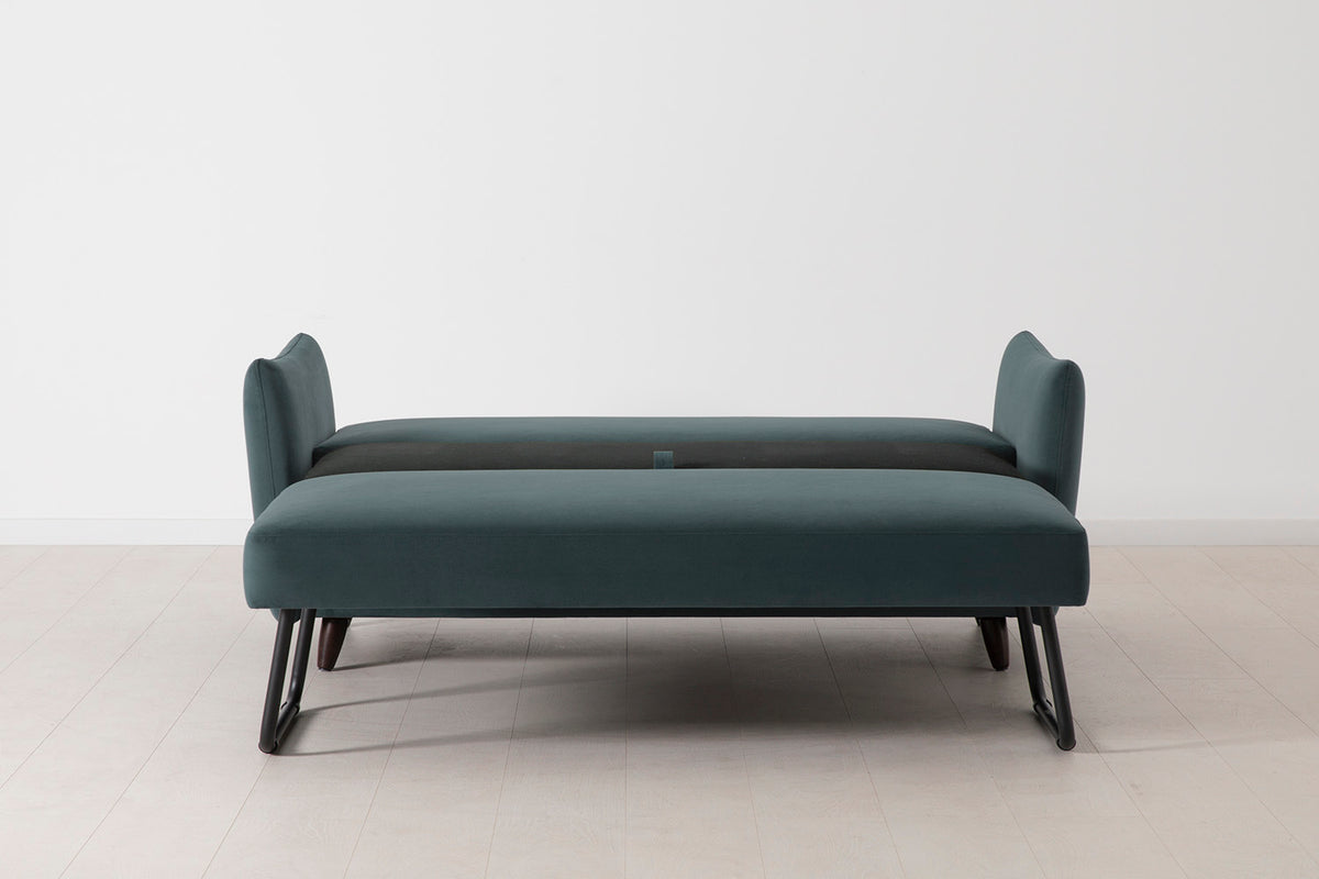 Model 08 Sofa Bed 2.5 Seater, Petrol