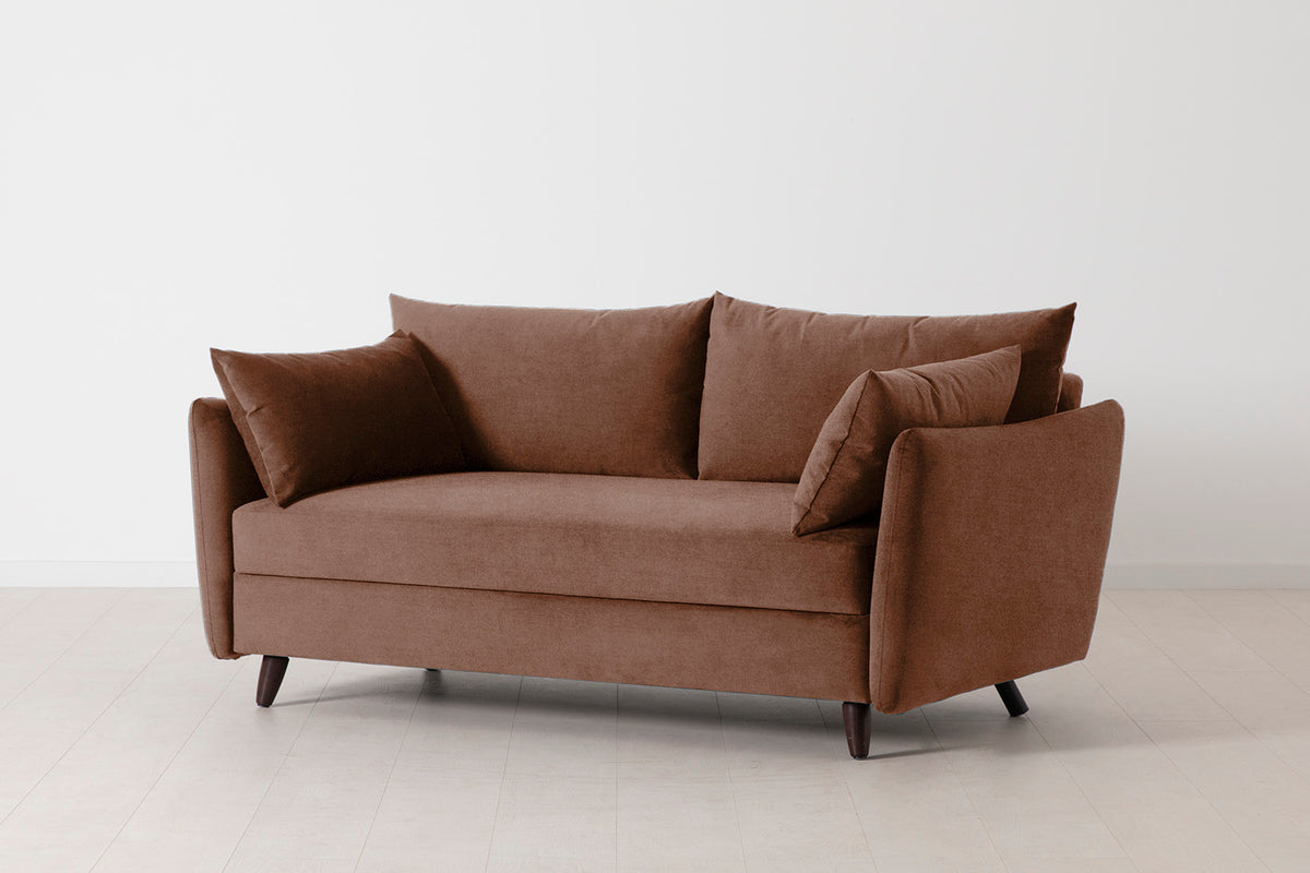 Model 08 Sofa Bed 2.5 Seater, Russet