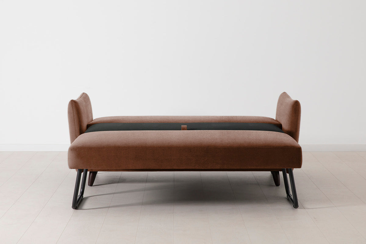 Model 08 Sofa Bed 2.5 Seater, Russet