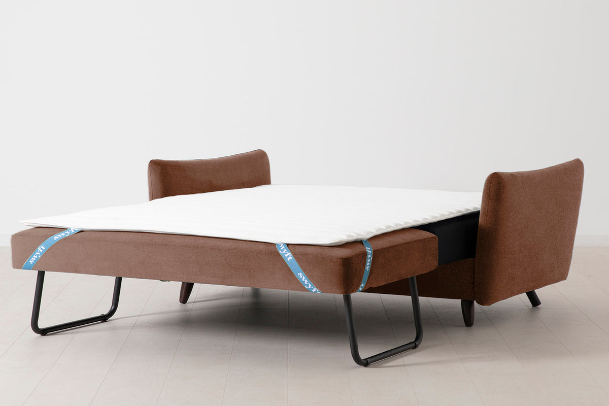 Model 08 Sofa Bed 2.5 Seater, Russet