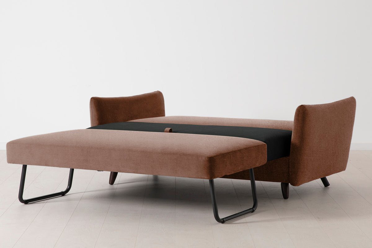 Model 08 Sofa Bed 2.5 Seater, Russet