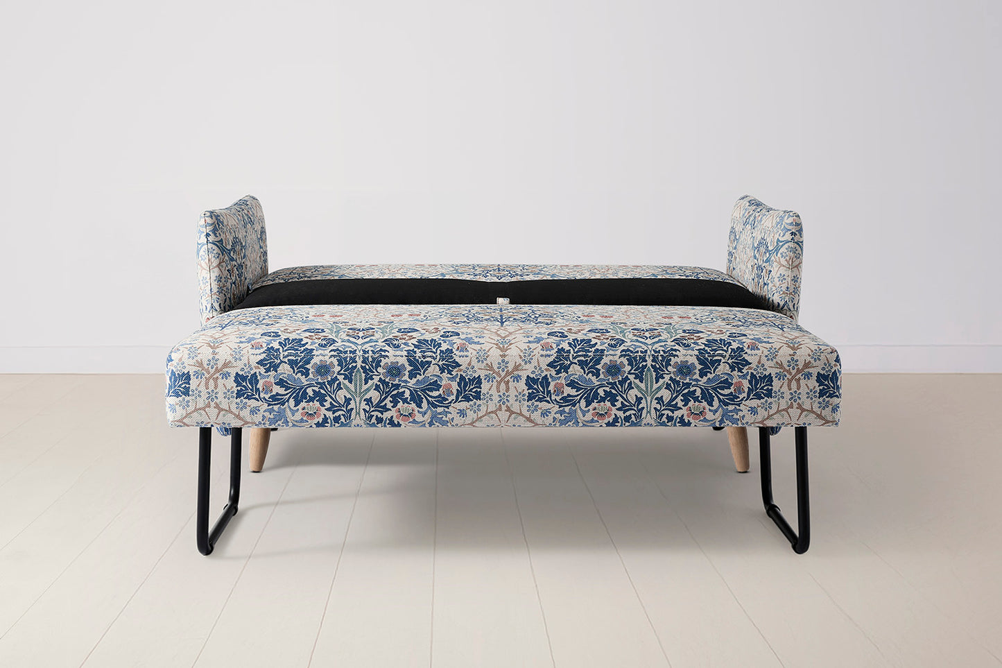 Model 08 Sofa Bed 2 Seater, Oak / Blackthorn