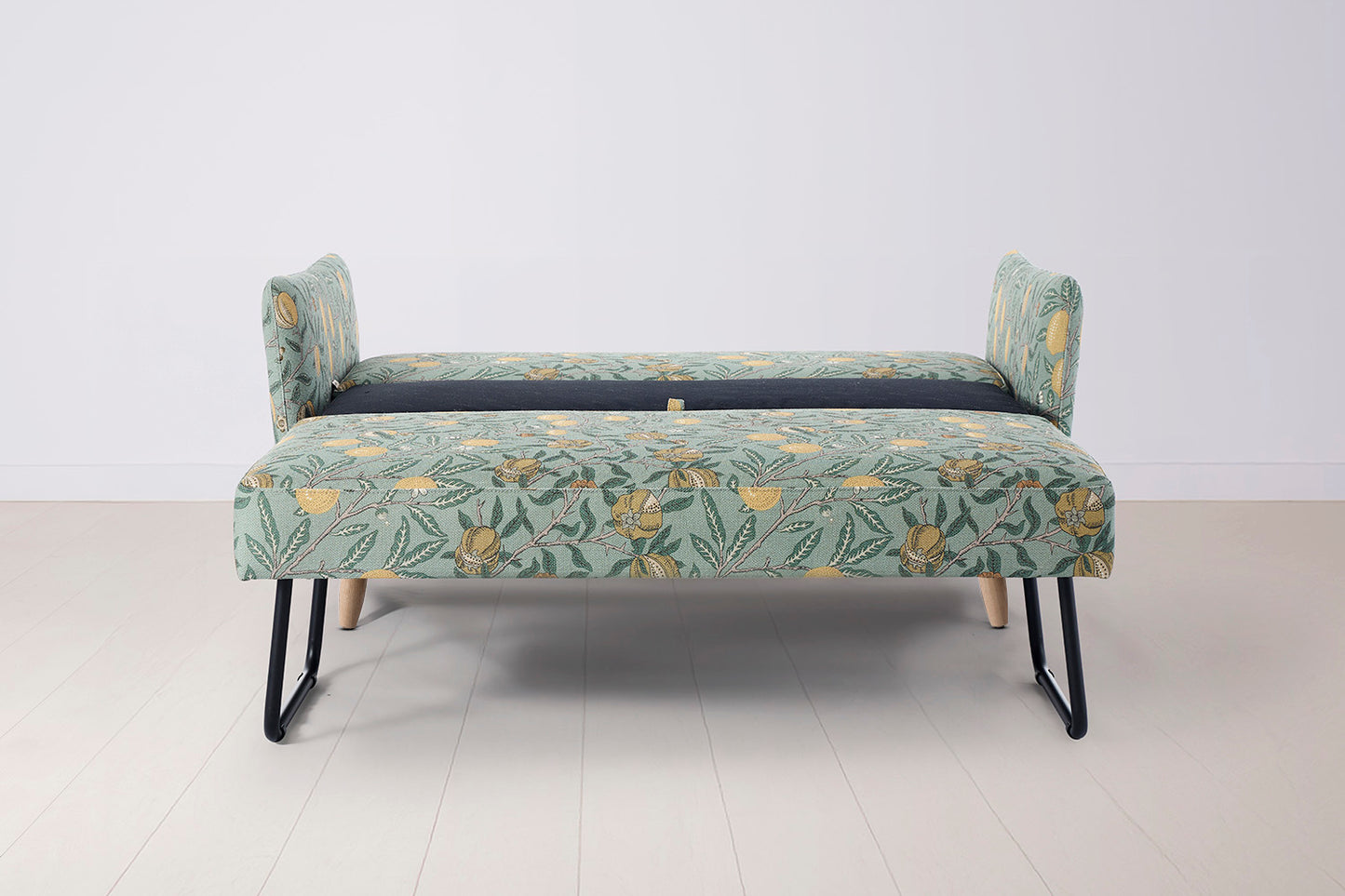 Model 08 Sofa Bed 2 Seater, Oak / Fruit