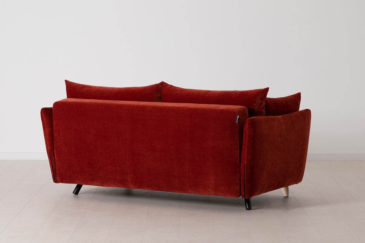 Model 08 Sofa Bed 2.5 Seater, Oak / Harissa