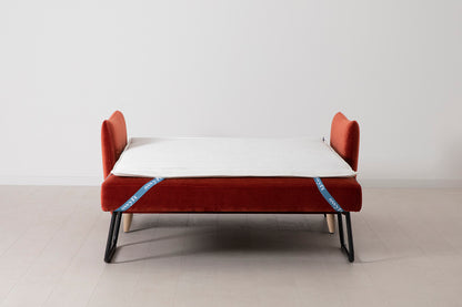 Model 08 Sofa Bed 2 Seater, Oak / Harissa