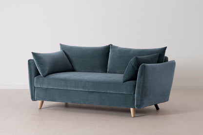 Model 08 Sofa Bed 2.5 Seater, Oak / Hydro