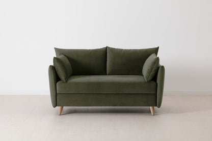 Model 08 Sofa Bed 2 Seater, Oak / Pine