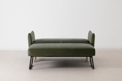 Model 08 Sofa Bed 2 Seater, Oak / Pine