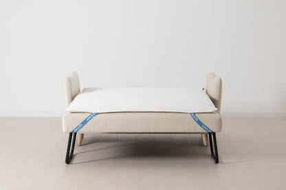 Model 08 Sofa Bed 2 Seater, Oak / Chalk
