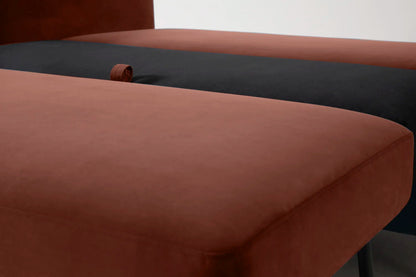 Model 08 Sofa Bed 2 Seater, Brick