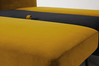Model 08 Sofa Bed 2 Seater, Mustard