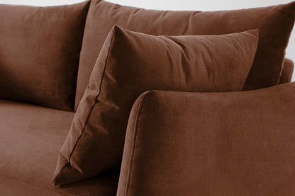 Model 08 Sofa Bed 2 Seater, Russet