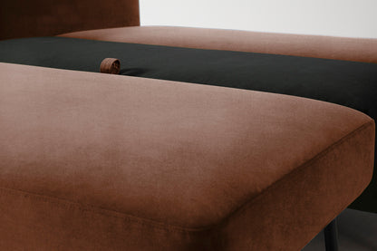 Model 08 Sofa Bed 2 Seater, Russet