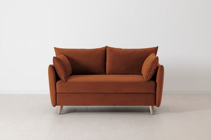 Model 08 Sofa Bed 2 Seater, Oak / Umber