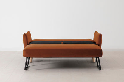 Model 08 Sofa Bed 2.5 Seater, Oak / Umber