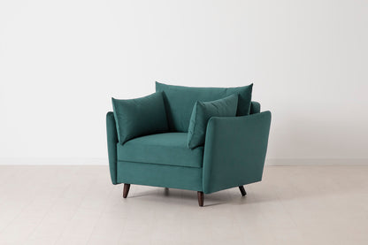 Model 08 Chair Bed Single Sofa Bed, Kingfisher
